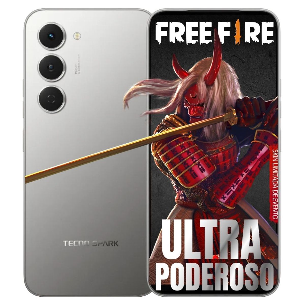 TECNO MOBILE - Celular Tecno Spark 40 Pro 256GB/8GB - Titanium
