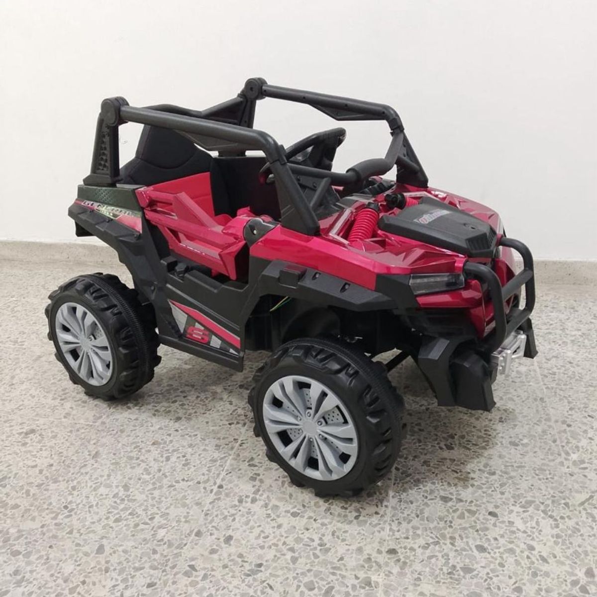 GENERICO - Carro Montable Eléctrico Razer 12V Control Remoto