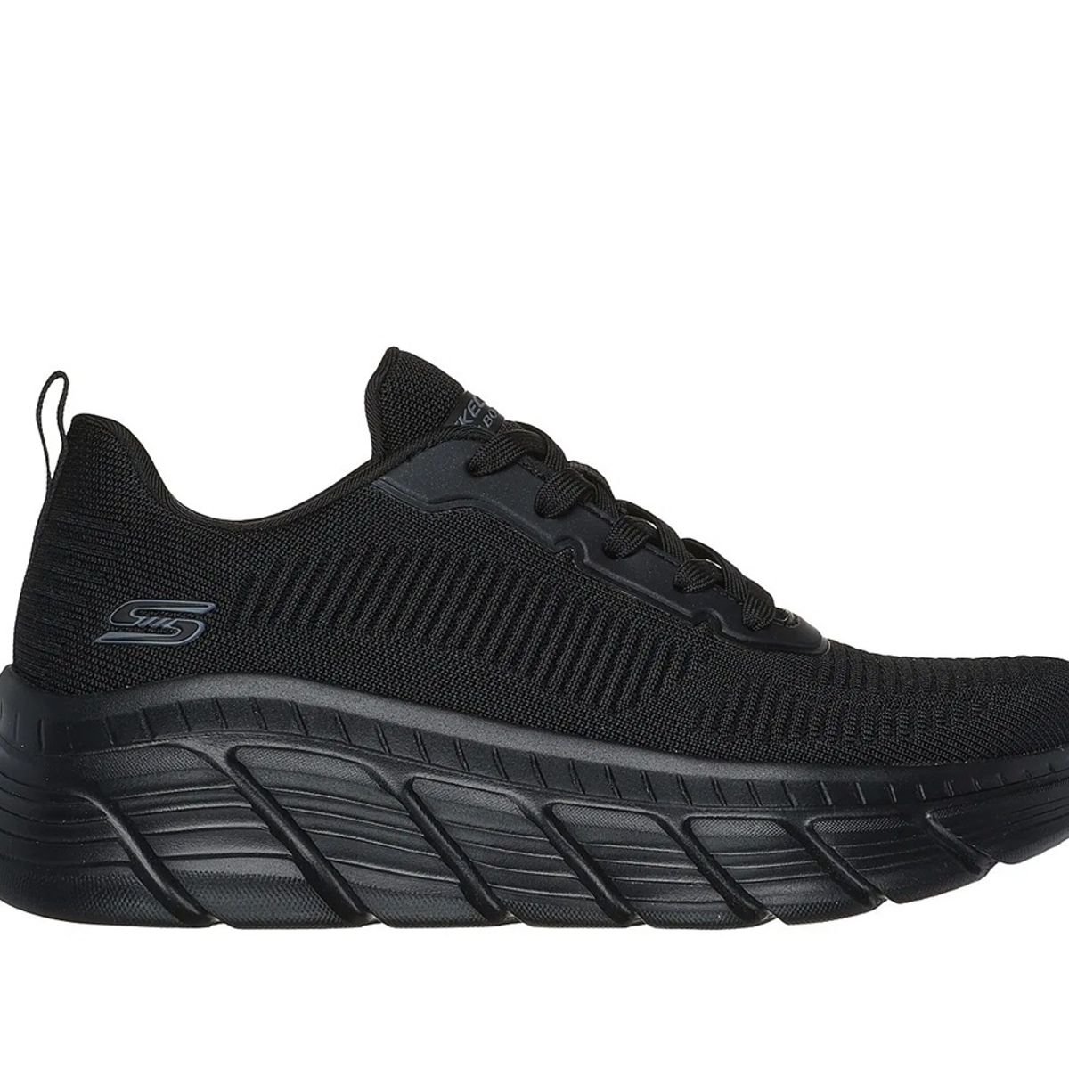 SKECHERS - Tenis Skechers Mujer Bobs B Flex Hi 117385-BBK Negro Diario