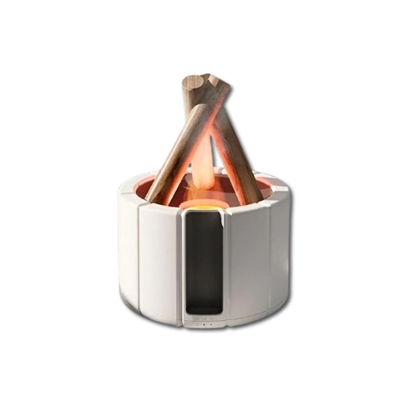 HUMAX - Humidificador Con Control Remoto Tipo Fogata Ultra Sonido