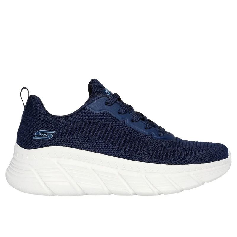 SKECHERS - Tenis Skechers Mujer Bobs B Flex Hi 117385-NVY Azul Diario