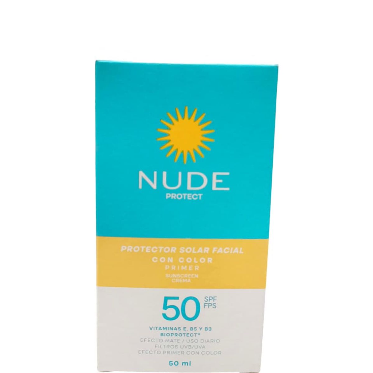 NUDE - Nude Protector Facial Con Color FPS50  BIOPROTECT 50 ml