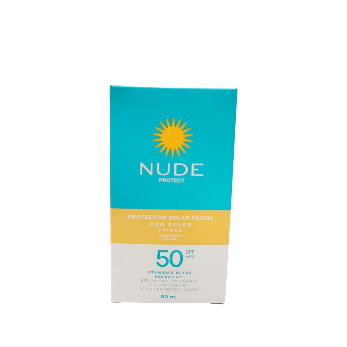 NUDE - Nude Protector Facial Con Color FPS50  BIOPROTECT 50 ml