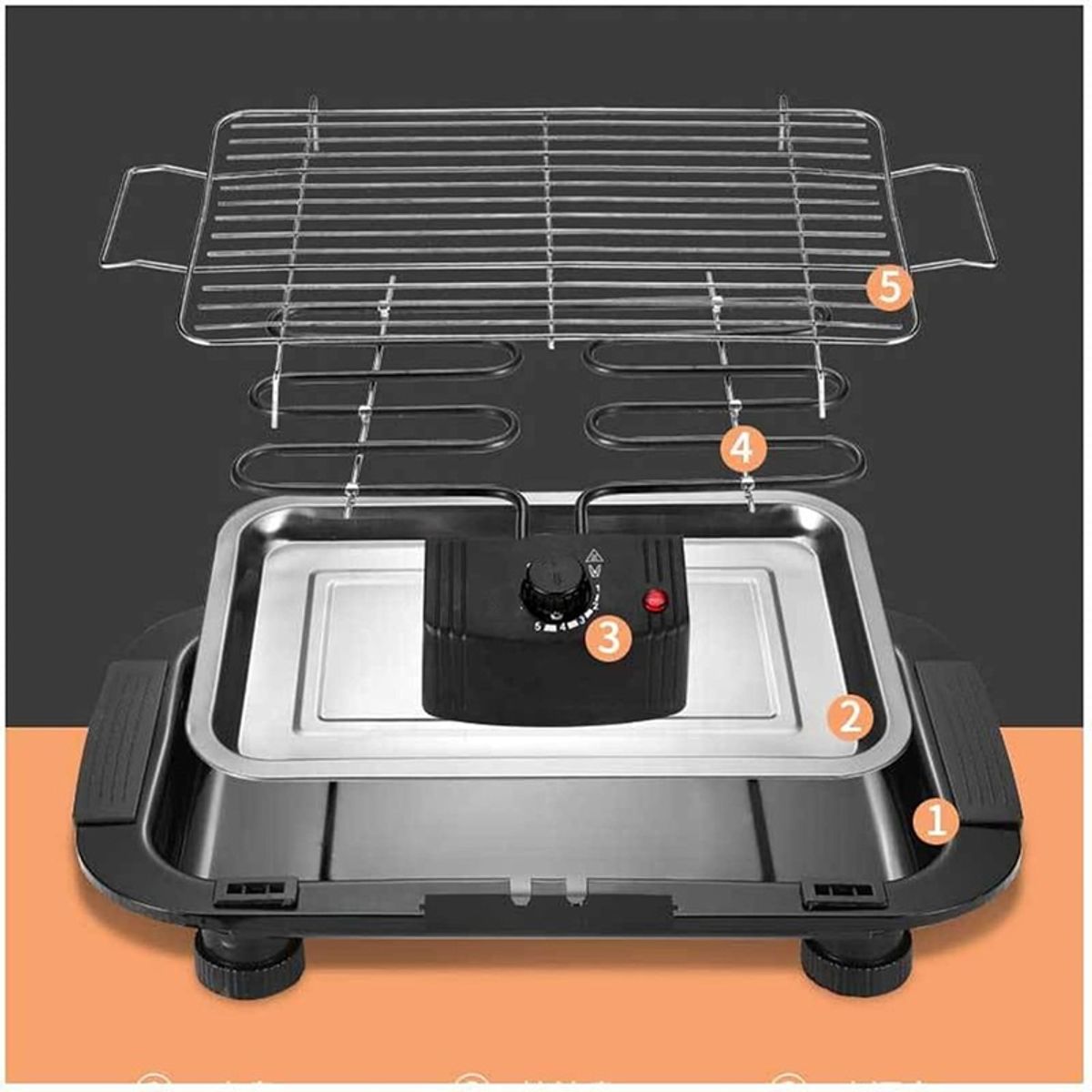 GENERICO - Parrilla Eléctrica Universal Royal