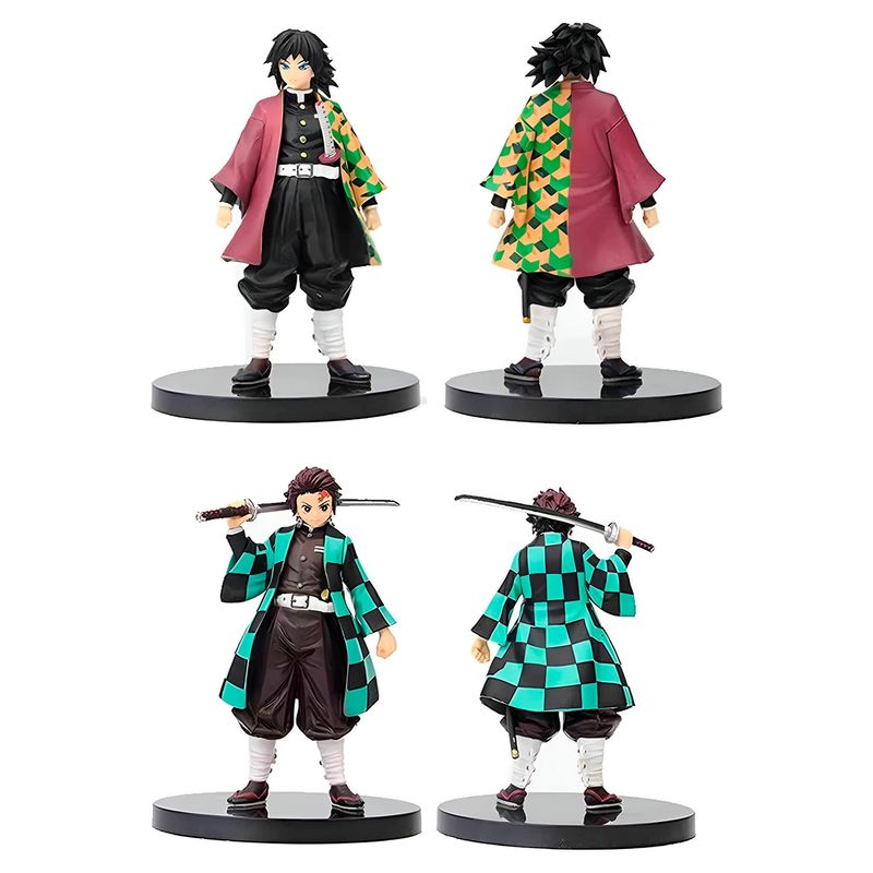 GENERICO - Figura Coleccionable Anime Demon Slayer Kimetsu No Yaiba X 6