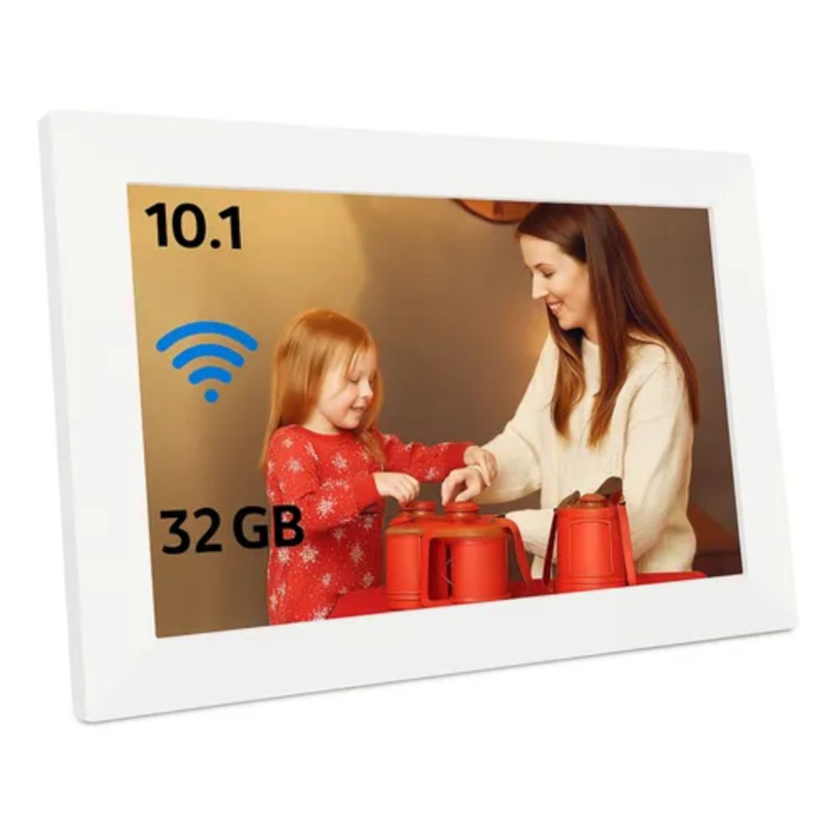 TECNOHOGAR JS - Portarretratos Digital Cuadro Marco 10.1 32gb Frameo