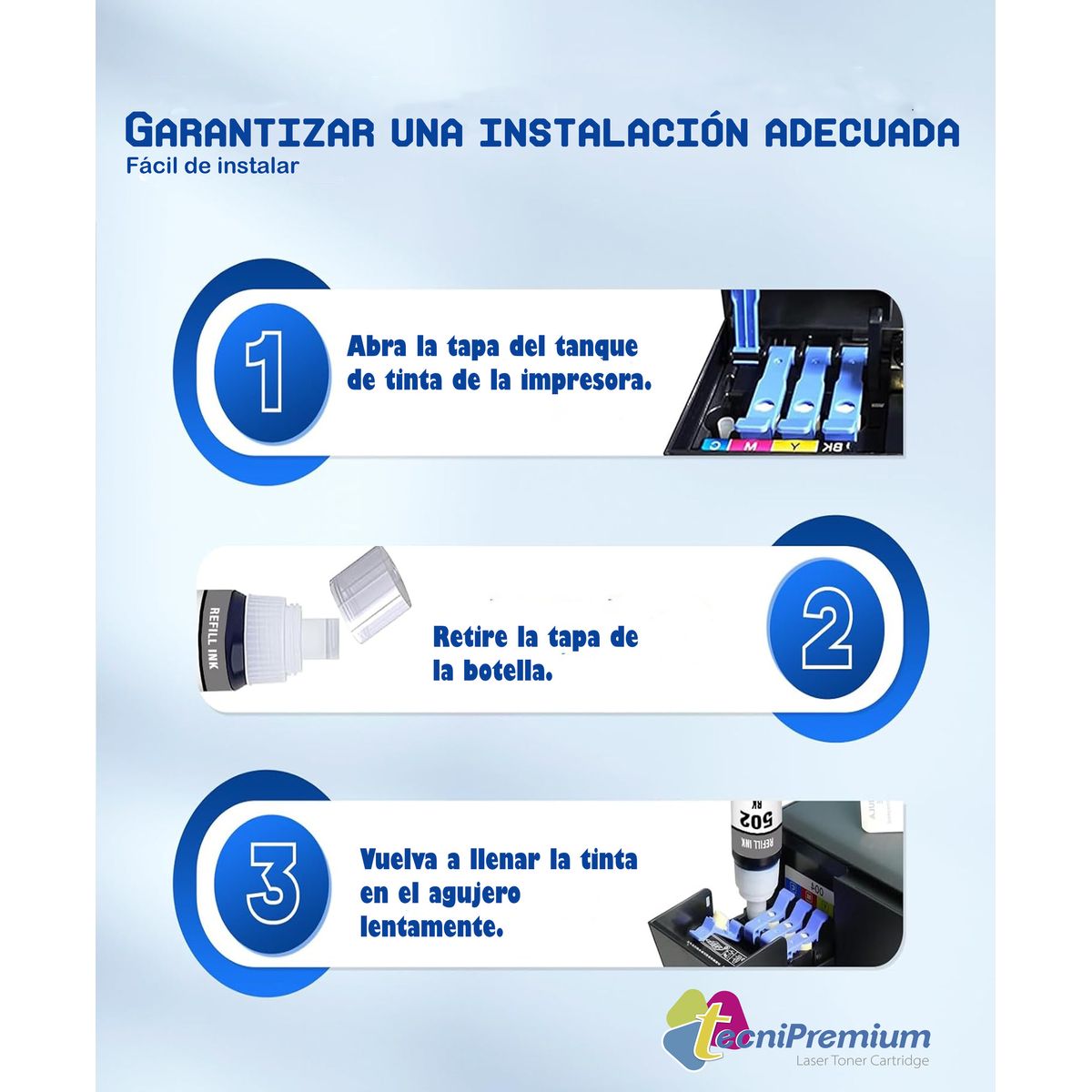 GENERICO - 4 Tintas 544 Genérica Compatible Para Epson L3160 L3250 L5290 L5590 L1210 L110