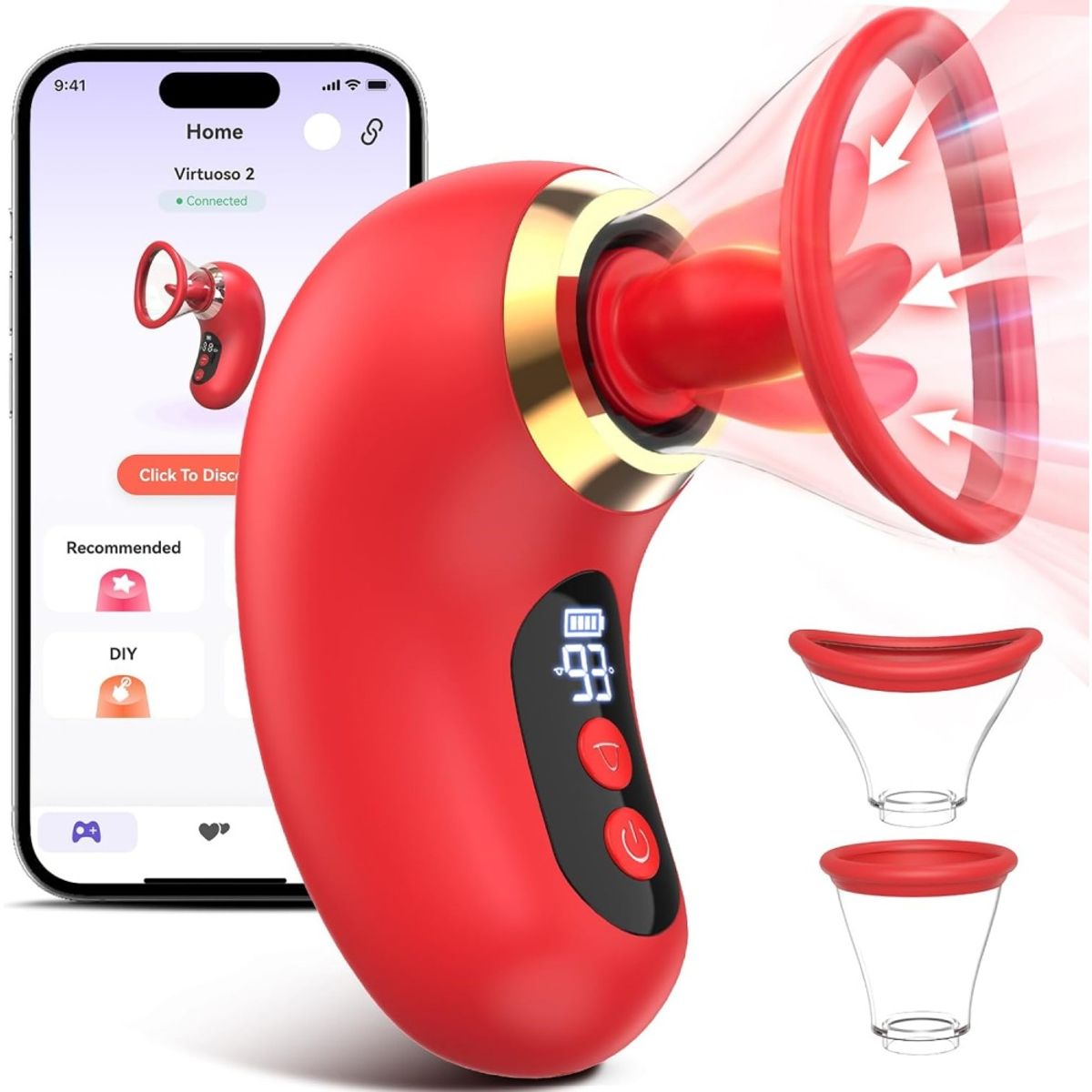 LUST - Succionador recargable con App