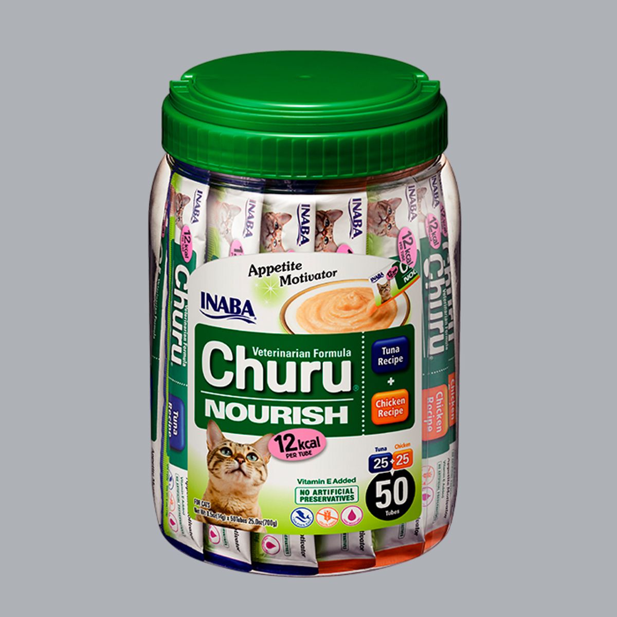 GENERICO - Churu Vet Nourish Bombonera Atún y Pollo Tarro x50unds