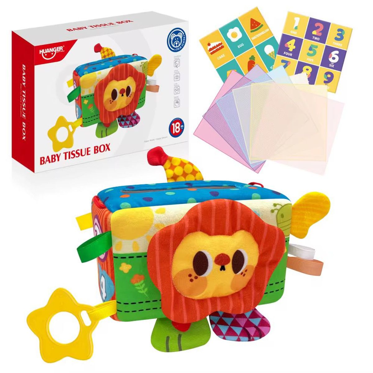GENERICO - Pañuelos Sensorial Para Bebés Colores