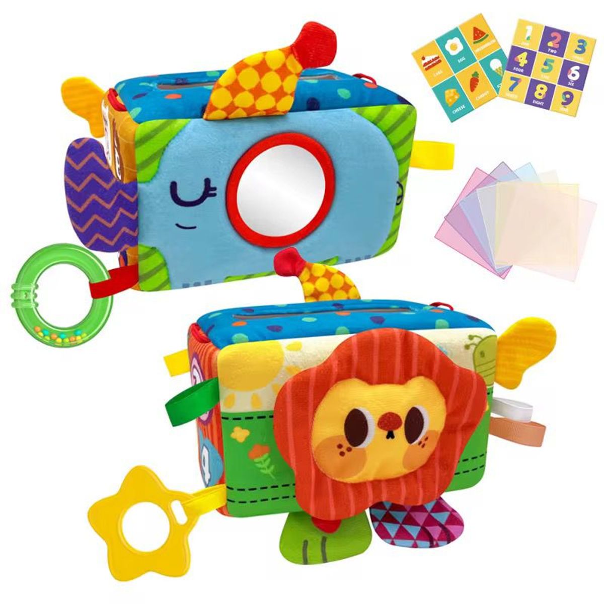 GENERICO - Pañuelos Sensorial Para Bebés Colores