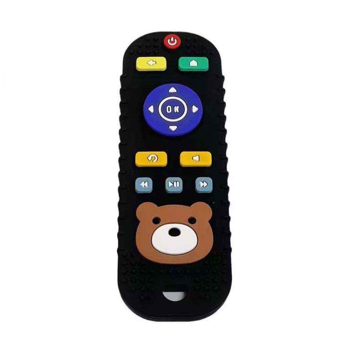 GENERICO - Control Remoto Mordedor Didáctico Para Bebé Osito Negro