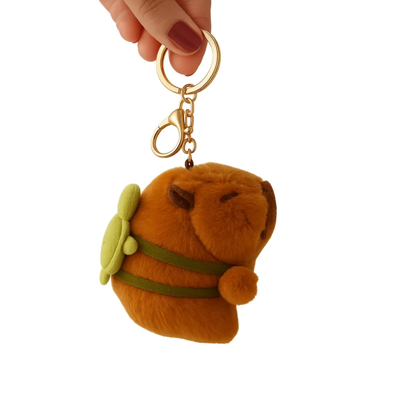 FRIOLENTA - Llavero capibara charm para cartera o maleta