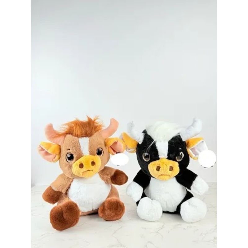 GENERICO - peluche  toro  grande  45 cm  granja