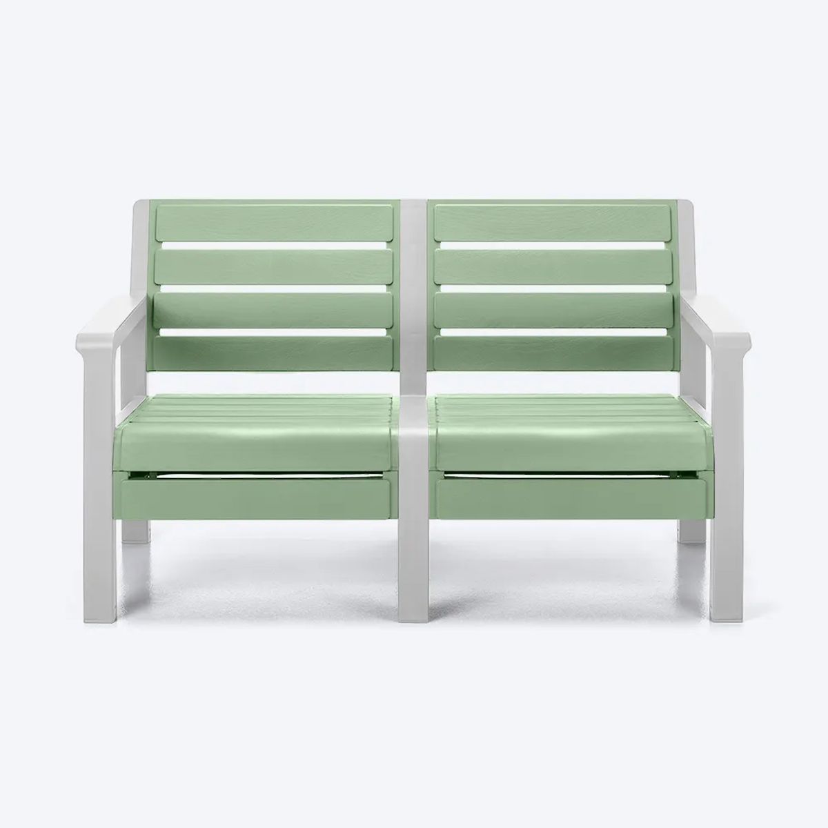 RIMAX - Sofá Doble Barú Rimax Verde - Blanco