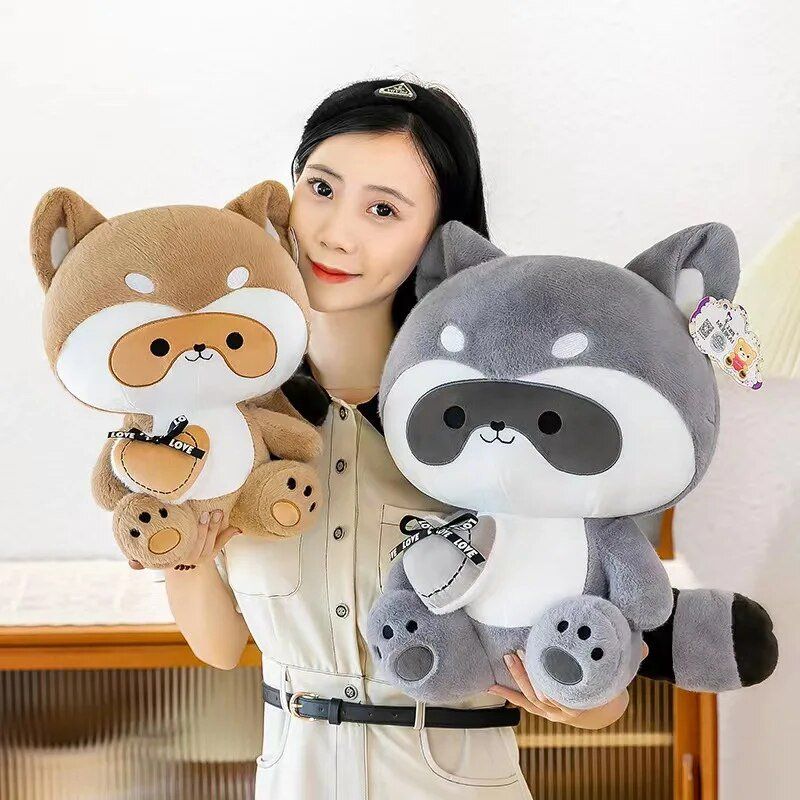 GENERICO - PELUCHE MAPACHE SALVAJE  28 CM