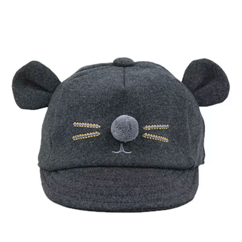 GENERICO - Gorra tierna para bebé con orejitas de ratón