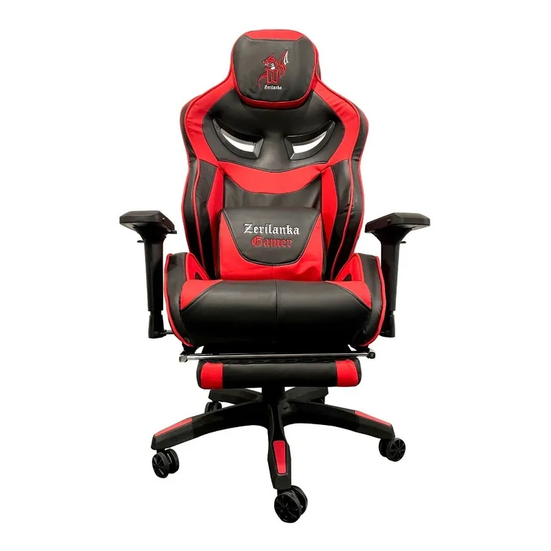 GENERICO - Silla Gamer Ergonómica Pro Negra Oficina Ejecutiva Reclinable