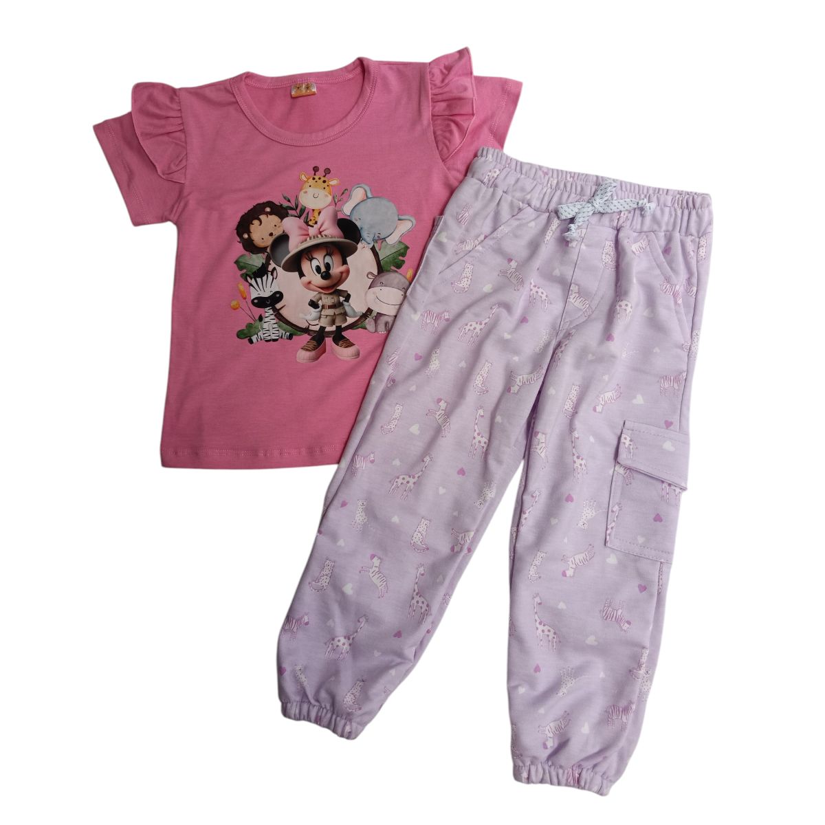BABY MAS - CONJUNTO ROPA NIÑA DEPORTIVO MINNIE TL 8  T 3-4 años