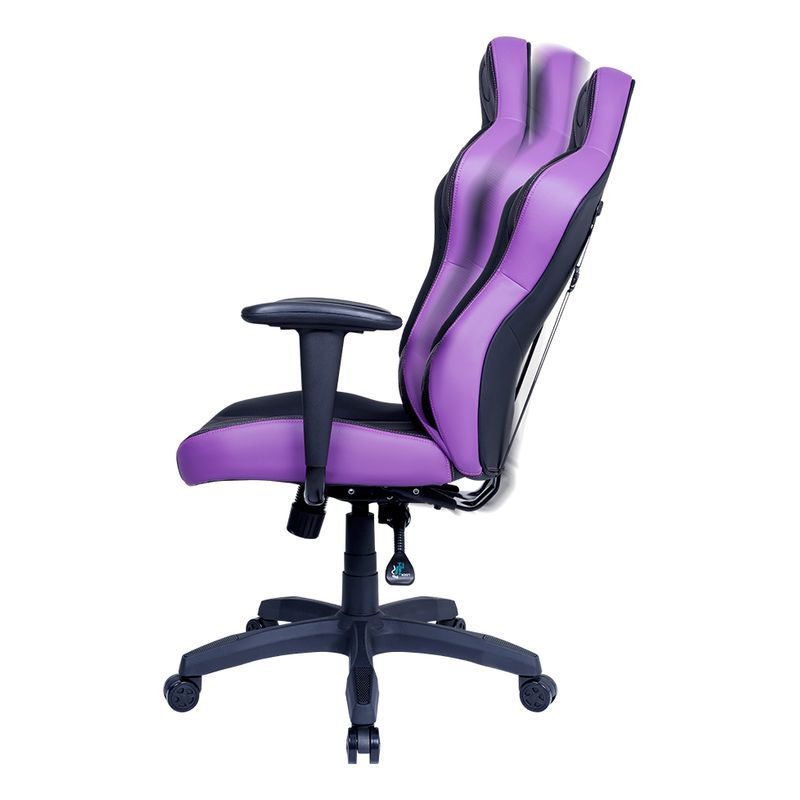 COOLER MASTER - Silla Gamer Cooler Master Caliber E1 Ergonómica Negro & Púrpura