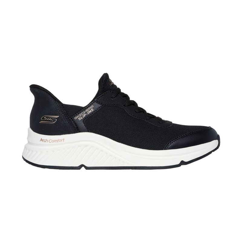 SKECHERS - Tenis Skechers BOBS Sport para Mujer Slip-Ins Arch Comfort Color Negro