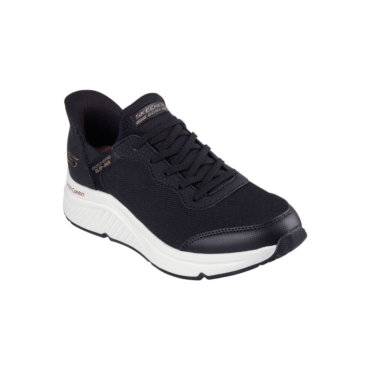 SKECHERS - Tenis Skechers BOBS Sport Mujer Slip-Ins Arch Comfort Negro