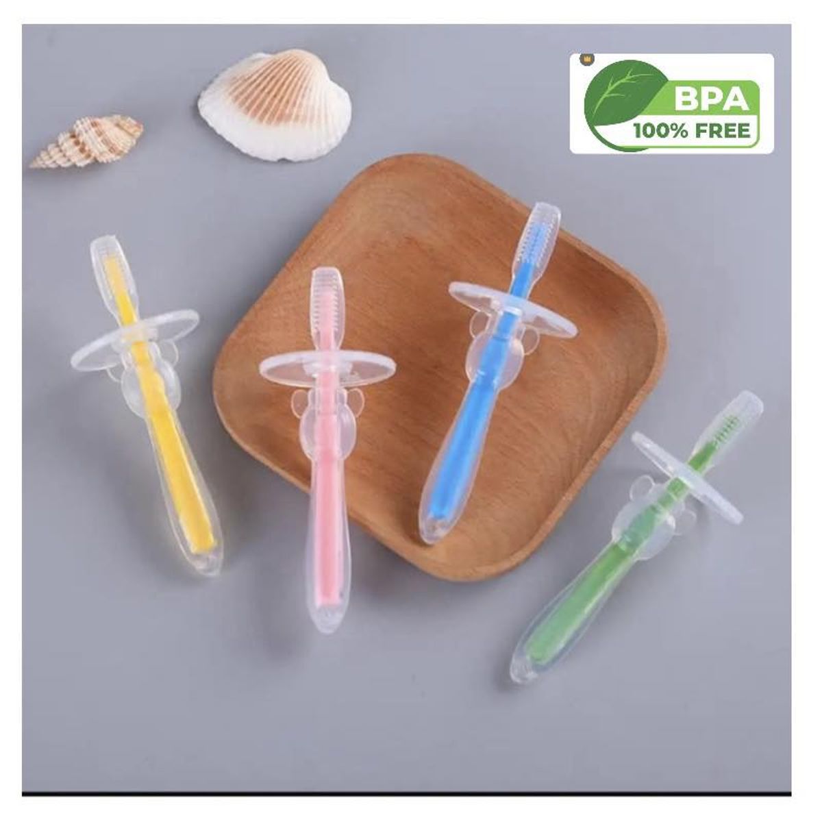 BABOLAT - Cepillo De Dientes  Bebé con Cerdas de Silicona ( Aseo, Higiene)