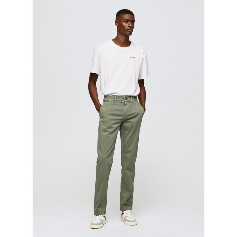 PEPE JEANS - Pantalones Pepe Jeans para Hombre SLOANE Casting green