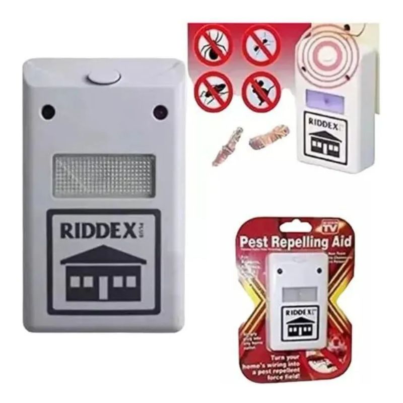 GENERICO - Riddex Repelente Electrico Roedores Cucarachas Insectos