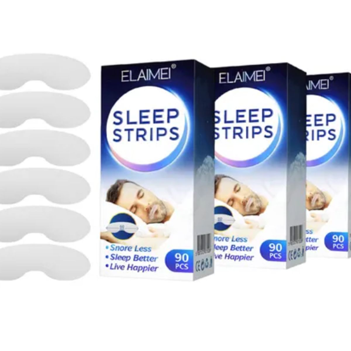 INNOVA - Tiras Para Dormir Antirronquidos 270 Pcs Mejora La Respiración
