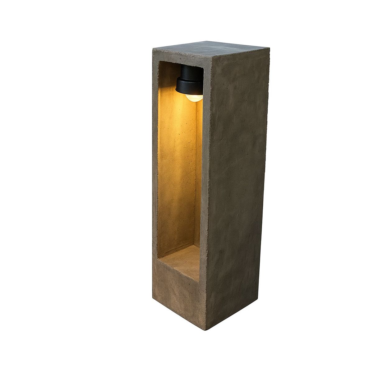 VETTA HOME - Bolardos Concreto iluminación 60 cm alto x 15 cm ancho x 15 de produndidad