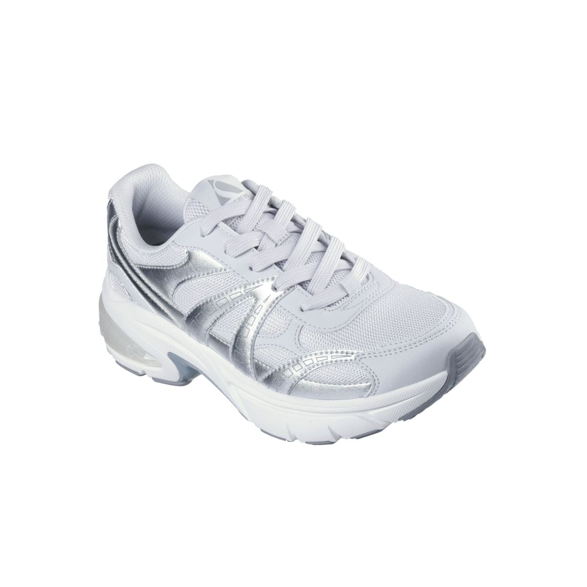 SKECHERS - Tenis Skechers Street para Mujer Shadow Memory Foam Color Gris Plata