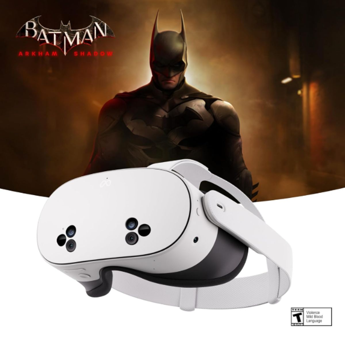 META - consola Meta Quest 3S 256GB  Get Batman