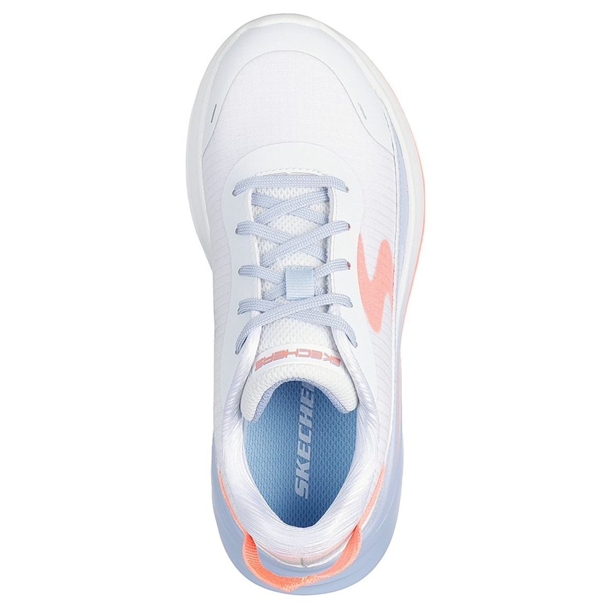 SKECHERS - Tenis Skechers Niñas Wave 92 303572L-WLBL Blanco Coral Uso Diario