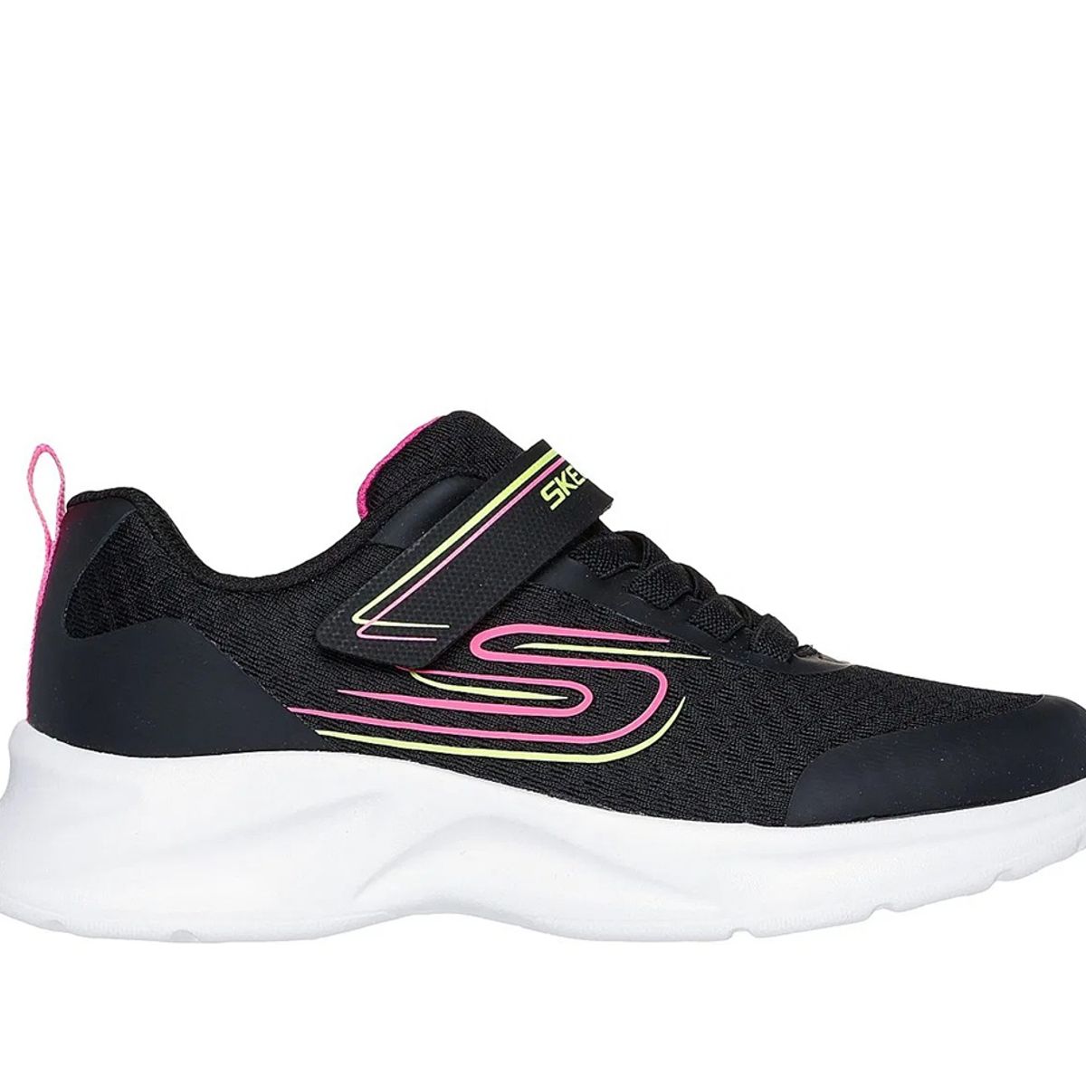 SKECHERS - Tenis Skechers Infante Dynamatic 303577L-BKHP Negro Rosado