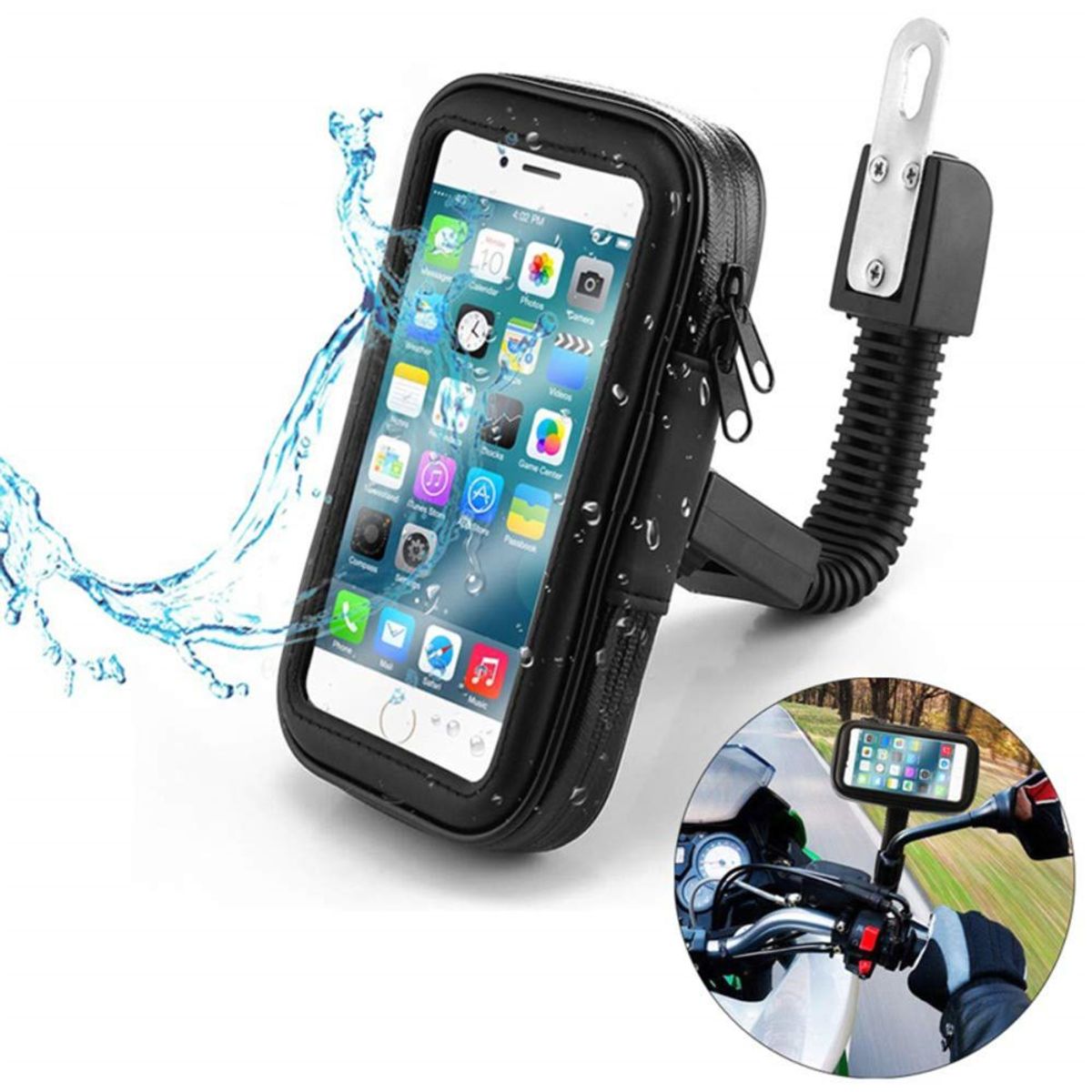 COLME TECHNOLOGY HOME - Estuche con Soporte Universal para Moto Bicicleta MTC63 Sparco