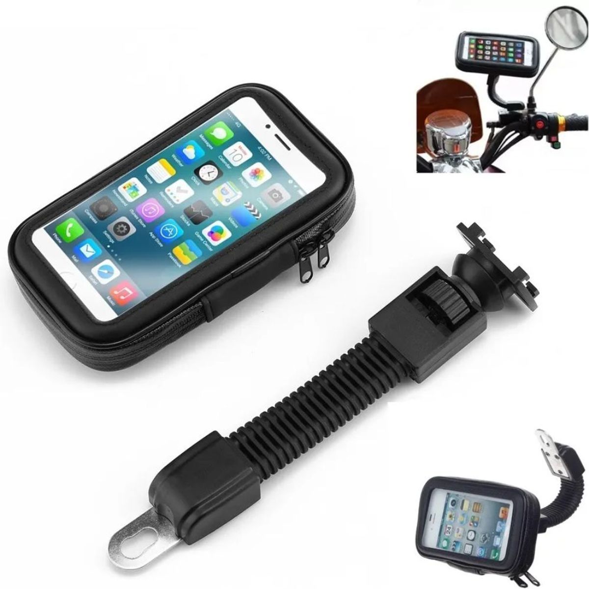 COLME TECHNOLOGY HOME - Estuche con Soporte Universal para Moto Bicicleta MTC63 Sparco