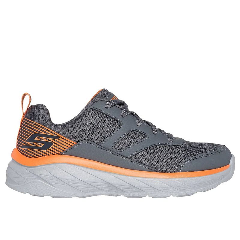 SKECHERS - Tenis Skechers Niño Boundless 403719L-CCOR Gris Naranja