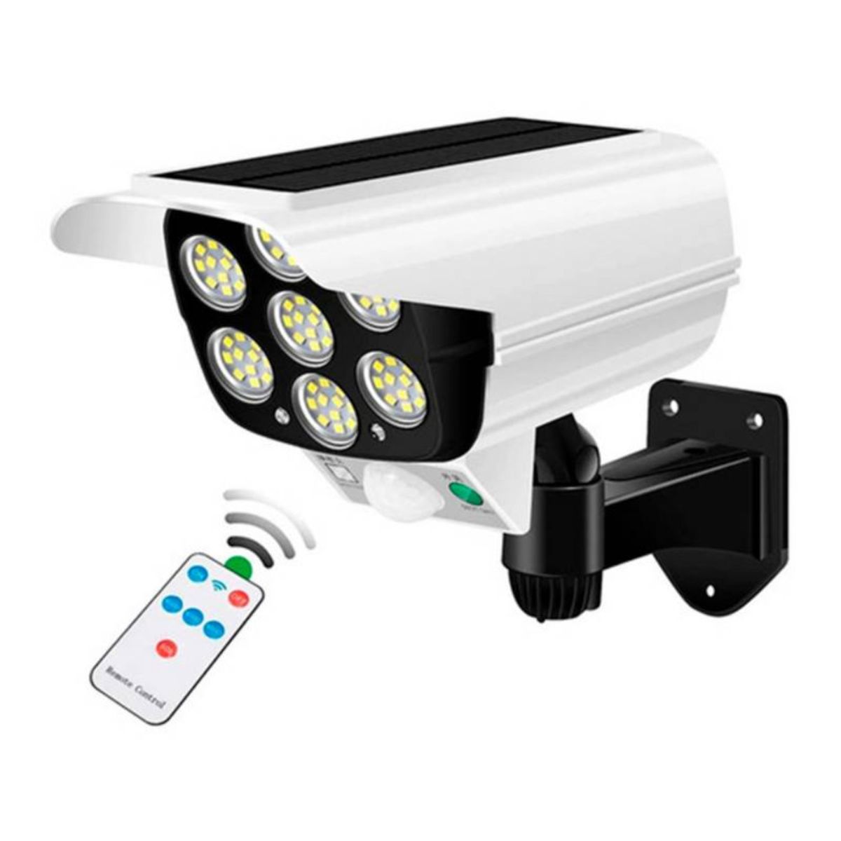 COLME TECHNOLOGY HOME - Lampara Solar Exterior Sensor De Movimiento 3 Modos 77 Led