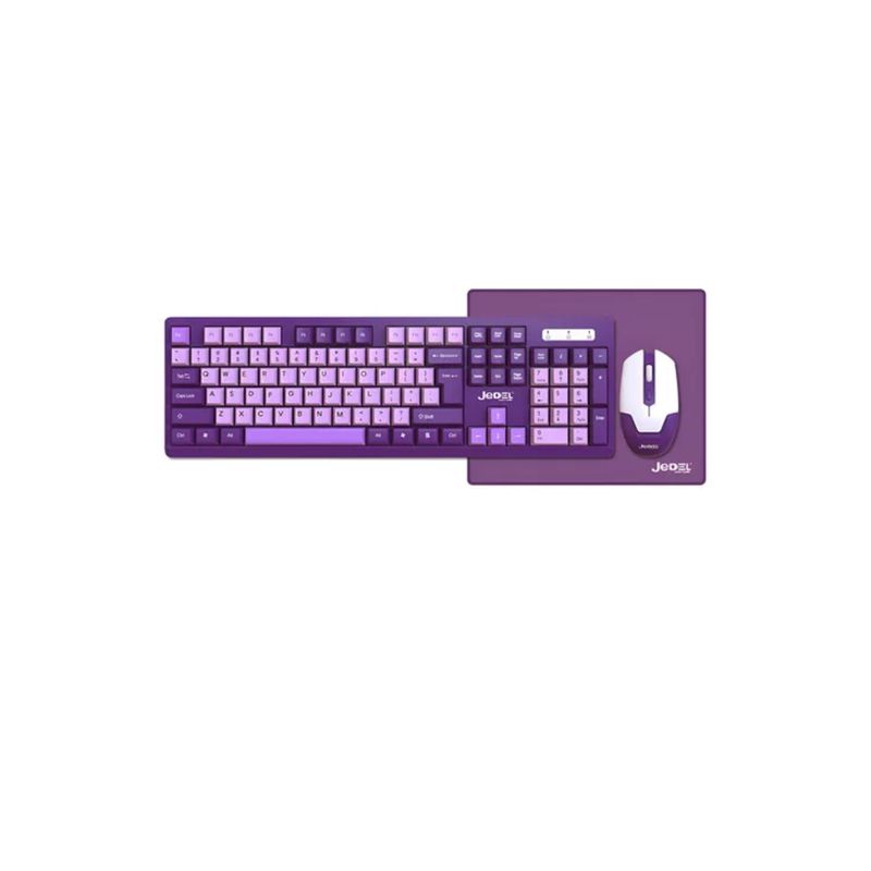 GENERICO - Combo 3 En 1 Teclado Y Mouse Pad Mouse Inalambrico 2.4 Ws737