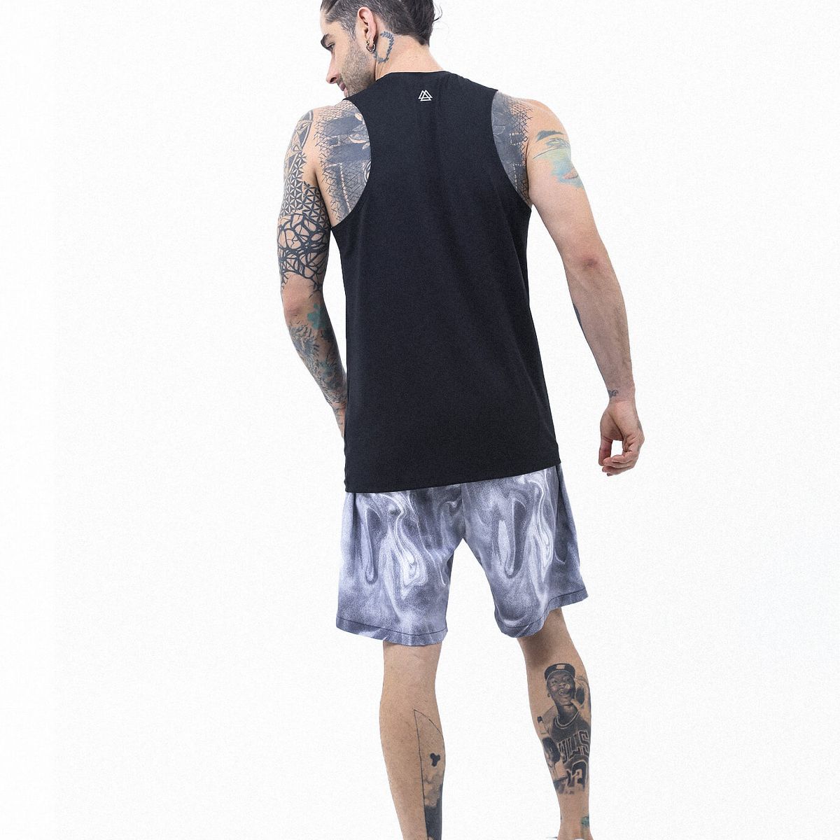 BELIFE - Pantaloneta deportiva plata para hombre