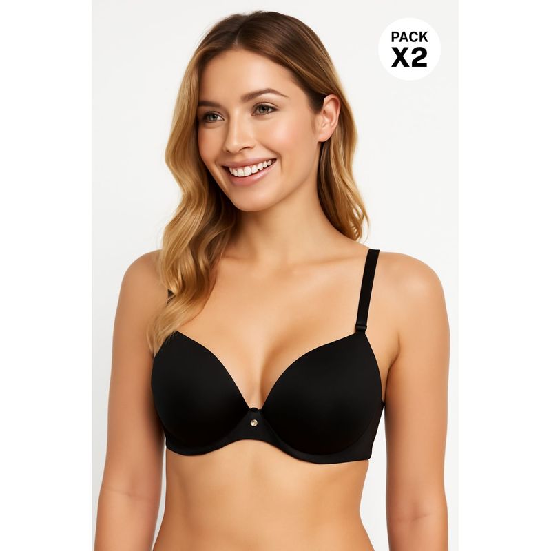 LILI PINK - Brasier copa 3/4 paquete x2 en microfibra
