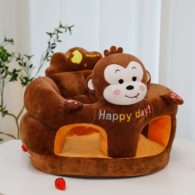GENERICO - Asiento para bebe  Sillón  Sofá De Felpa  0-3 Años  Sin Relleno