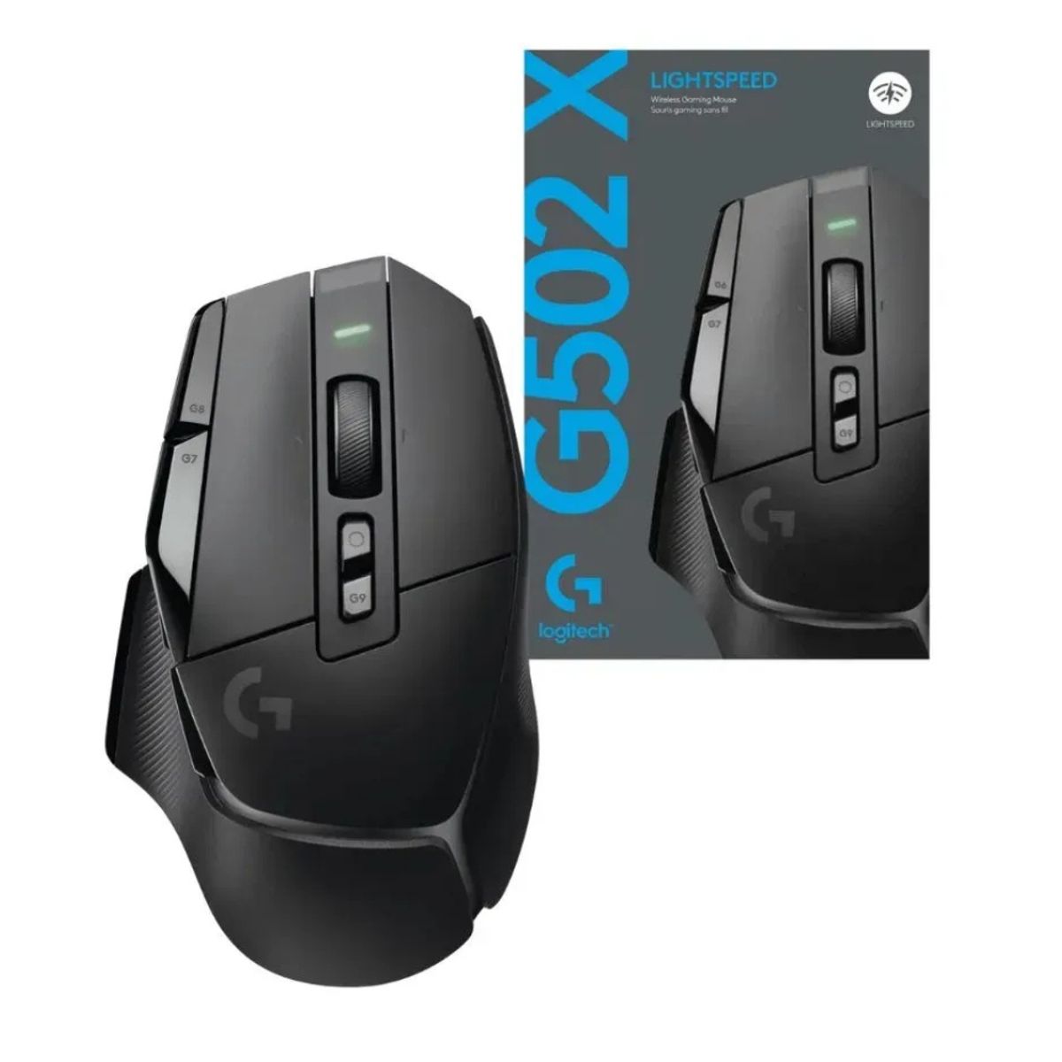 LOGITECH - Mouse Logitech Gaming G502 X Inalámbrico Lightspeed Negro