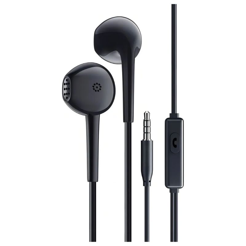DANKI - Audifonos Alambricos Intrauditivos Conector Microfono HD Integrado
