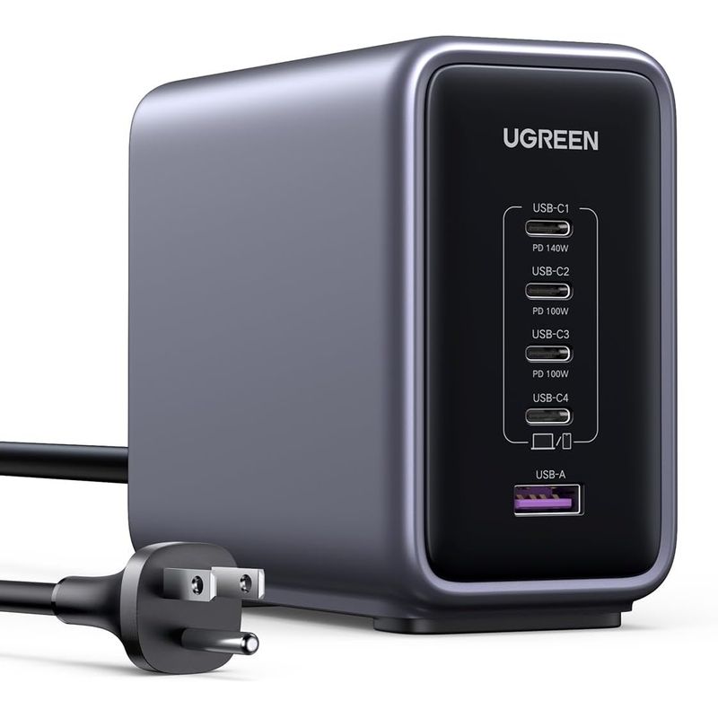 UGREEN - Ugreen Cargador De Escritorio 300w 5 Puertos 4xusb-c/1xusb-a