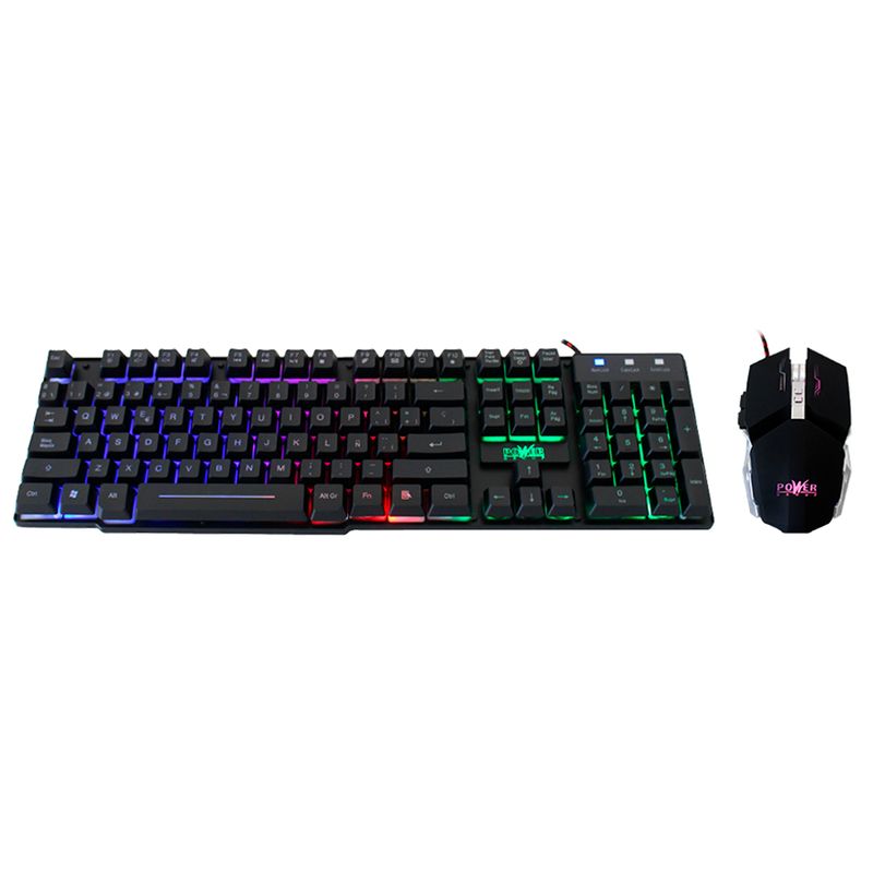 POWER GROUP - Kit De Teclado Y Mouse Power Group Gc801 2 En 1