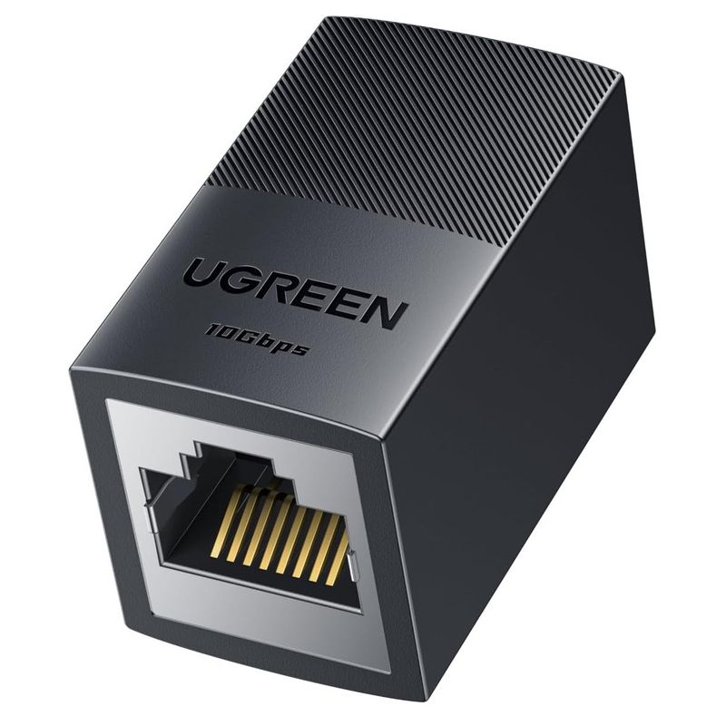 UGREEN - Acoplador Extensor De Red RJ45 Ethernet 10 Gbps LAN Unión