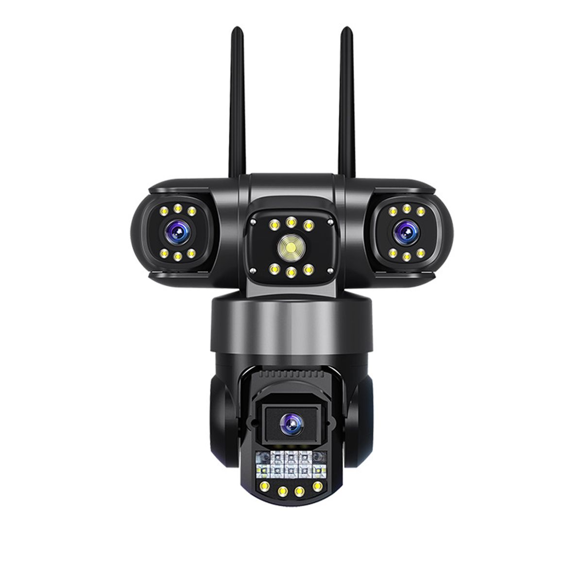 GENERICO - Cámara De Vigilancia Triple V380 Ptz 3 Lentes V380pro Interior Exterior wifi