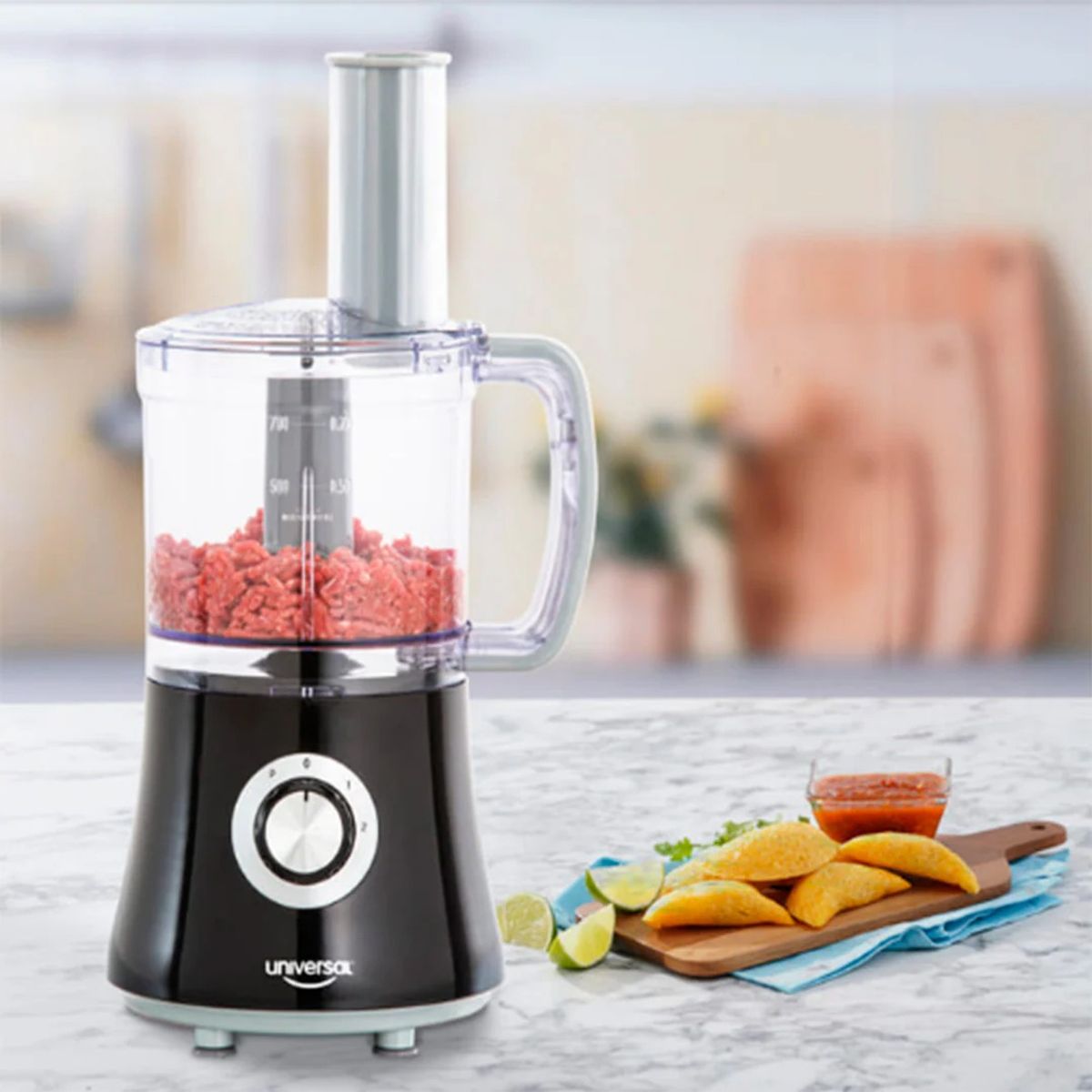 UNIVERSAL - Procesador de Alimentos Universal 700 ml Acero Inox 300 W